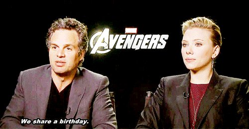 Happy Birthday to the two amazing and lovely human beings and Scarlett Johansson! 
