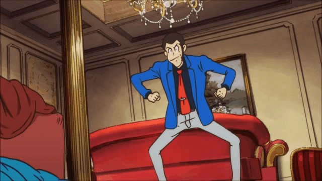 Nipul 昔 山田さんが ルパンの服の脱ぎ方できたら それだけで飯が食えるって言ってたけど ほんとすげぇよな