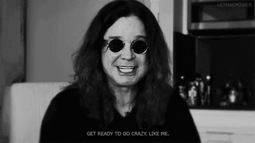 HAPPY BIRTHDAY OZZY OSBOURNE! The big 7 0! Lots of love       