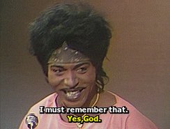 Happy Birthday.  The self proclaimed Father of Rock and Roll.  Little Richard 