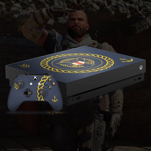 RT for a chance to win one of these custom Xbox One X consoles inspired by the COD Endowment for veterans. Ends December 14. #CODESweepstakes rules: https://xbx.lv/2Er2xAa
