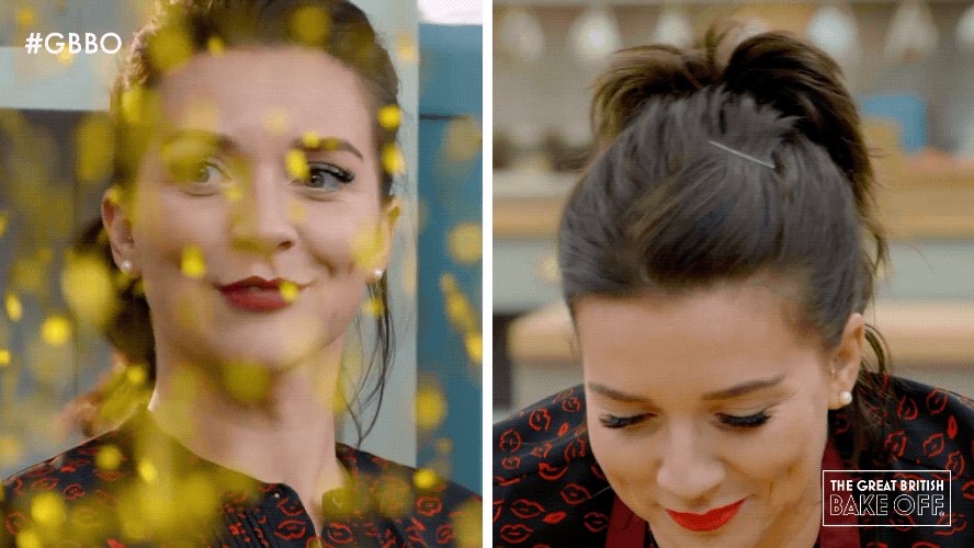 Me at the start of 2019 vs Me at the end of 2019. #GBBO