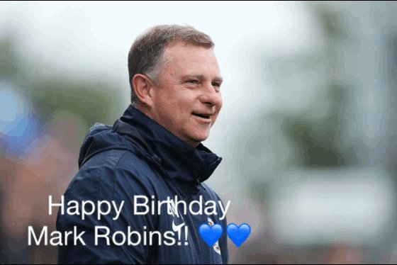 Happy Birthday to Sky Blues manager Mark Robins    . 3 points would be the perfect present  