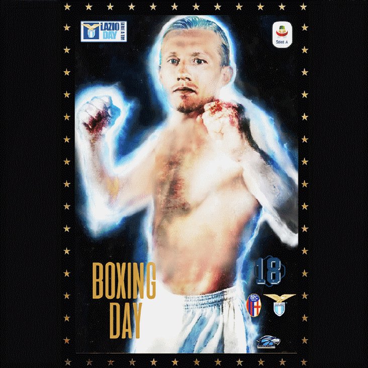 The gloves come off this Boxing Day as we look to put the hurt on
#Bologna and consolidate our fourth spot.
#ForzaLazio ! 🥊 ⚪️
#BolognaLazio #SerieATIM #LazioDay #LazioLand #presenteforyou