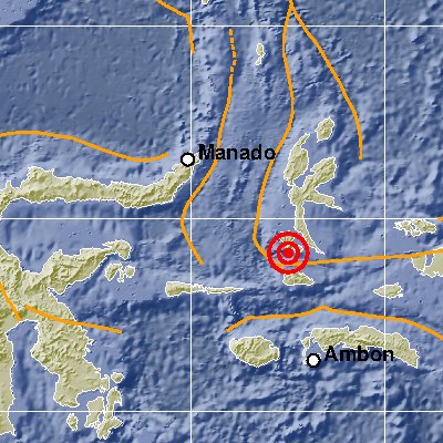 Gempa di Maluku Utara Sabtu pagi 5 Januari 2019 jam 08.55 WIB berskala 5,1 SR.