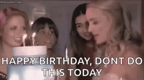  Happy birthday! 