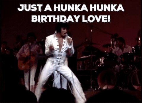 Happy Birthday to Elvis Presley! Born in Mississippi on January 8, 1935.   