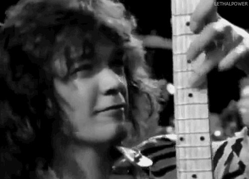 Happy Birthday Eddie Van Halen born on this day,1957. Say no more.. 