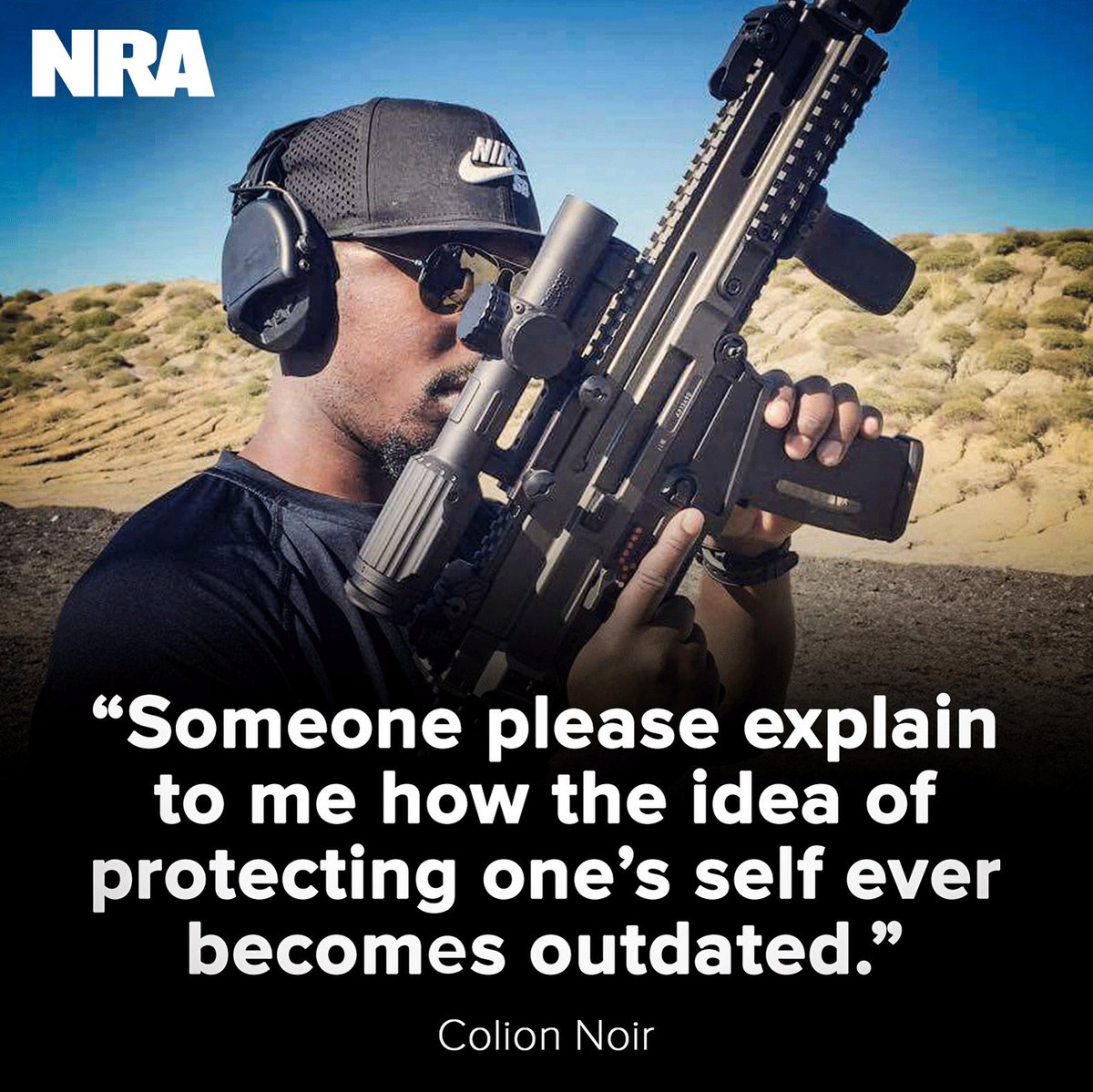 Your right to self-defense is never outdated. @MrColionNoir