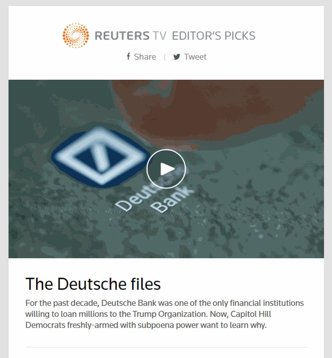See today's editor's picks: https://reut.rs/2DlzrQN Get them delivered daily to your inbox: https://reut.rs/2FKb1Cb