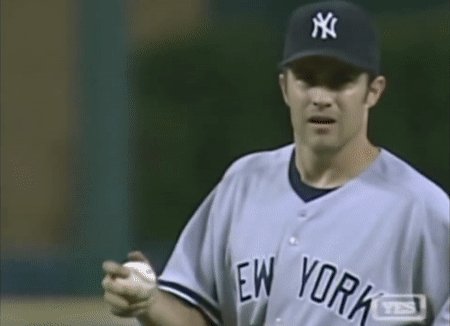 When someone\s eyeing the first piece of your birthday cake... Happy birthday, Mike Mussina! 