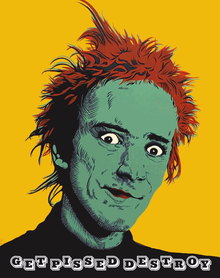 HAPPY BIRTHDAY JOHN LYDON.
GET PISSED DESTROY. 