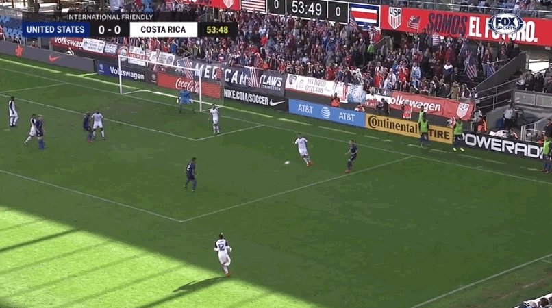 NICK LIMA! INCHES FROM THE OPENING GOAL!  #USMNT | #USAvCRC | @nick__lima https://t.co/pQ1c4z2c69