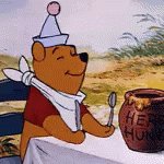 Me right now waiting for my food #winniethepoohday #hungry