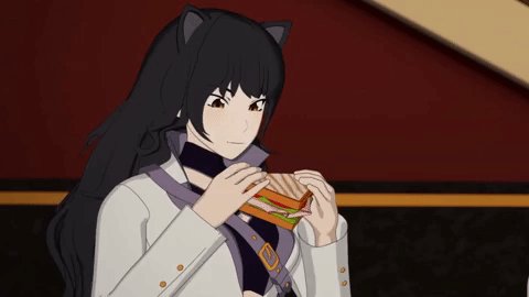 blake belladonna gifs on twitter blakey eating a sandwich as requested by yohac0re rwby rwby gif rwbygif blakebelladonna bmblb bumbleby bumbleby bumblebee rwby6 rwbyvolume6 rwbyv6 faunus https t co fq4b8hdivd