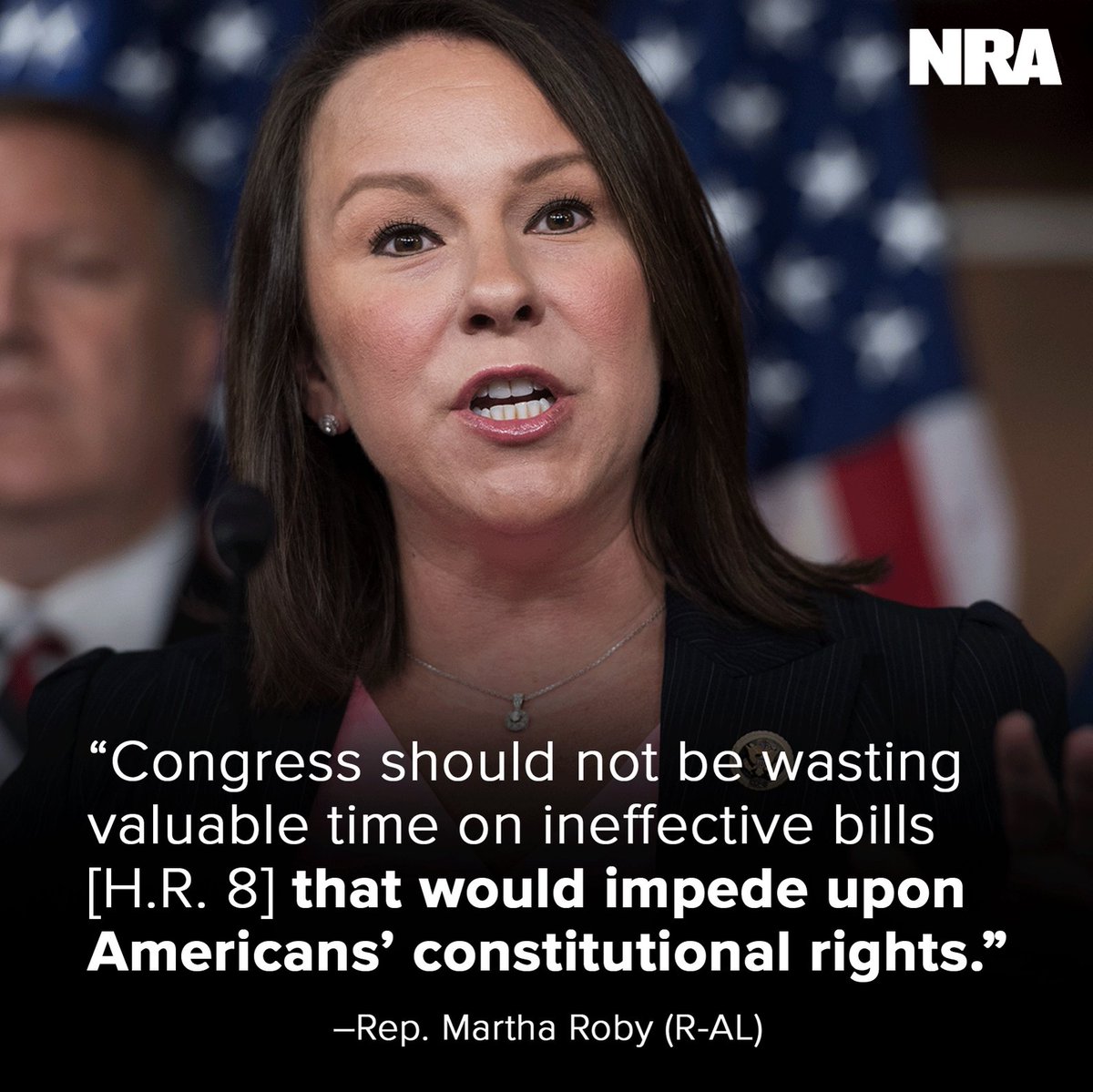 .@RepMarthaRoby (R-AL) is right! #HR8 (so-called "universal" background check legislation) is entirely ineffective and would impede on our right to self-defense. Read her piece on #HR8 → http://bit.ly/Roby2A