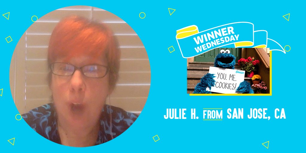 She’ll visit #SesameStreet to eat cookies with @MeCookieMonster! #omazewinners #omaze