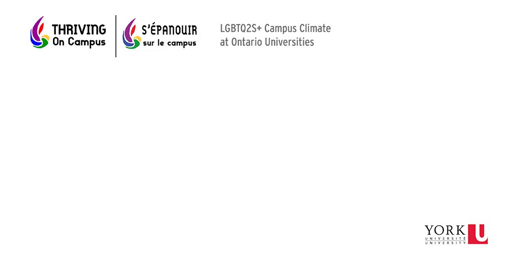 Are you a York student that identifies as LGBTQ2S+? Participate in the first Ontario-wide "Thriving on Campus? LGBTQ2S+ Campus Climate at Ontario Universities" survey aiming to shape policies, programs and services tailored to student needs: http://go.yorku.ca/thriving-on-campus ….