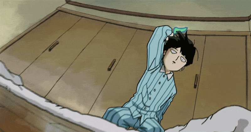 ¡Buenos días! ¿Alguien más por aquí que trate mal a su despertador cada mañana? #FelizViernes #ShigeoVSHoyuelo