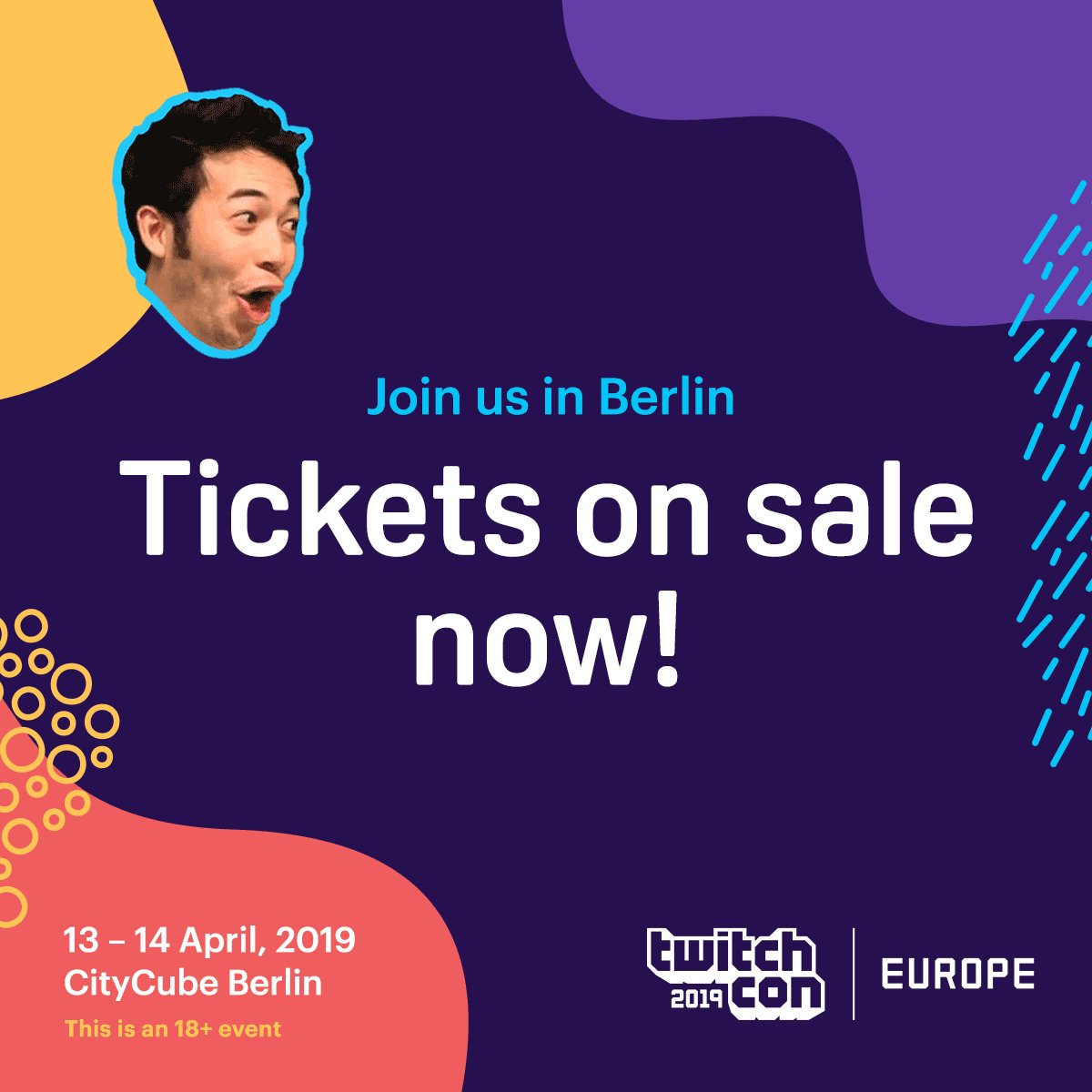 The wait is over. If you’re a part of Twitch, you’re officially invited to be a part of the very first TwitchCon Europe. Get your tickets NOW and join us in Berlin: https://buytickets.to/twitchcon