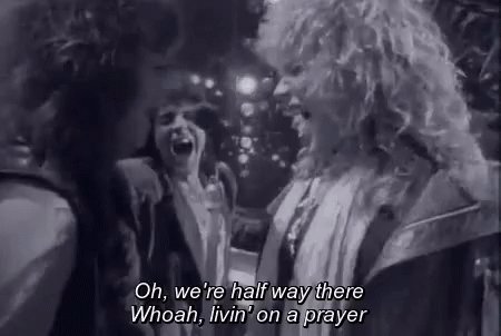 Happy Valentine’s Day! Livin’ on a Prayer reached no. 1 on the @billboard Hot 100 #onthisday in 1987. Watch the video here 👉 http://youtu.be/lDK9QqIzhwk