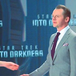 Happy birthday Simon Pegg!

*Alice Eve played with Simon in Star Trek Into Darkness and Big Nothing 