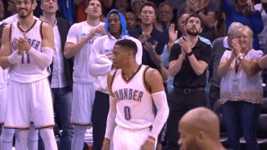 Russell Westbrook acaba de se tornar o jogador com mais pontos na história do Oklahoma City Thunder/Seattle Supersonics!
Ele tem 18208, ultrapassando Gary Payton com 18207.
#hist0ry