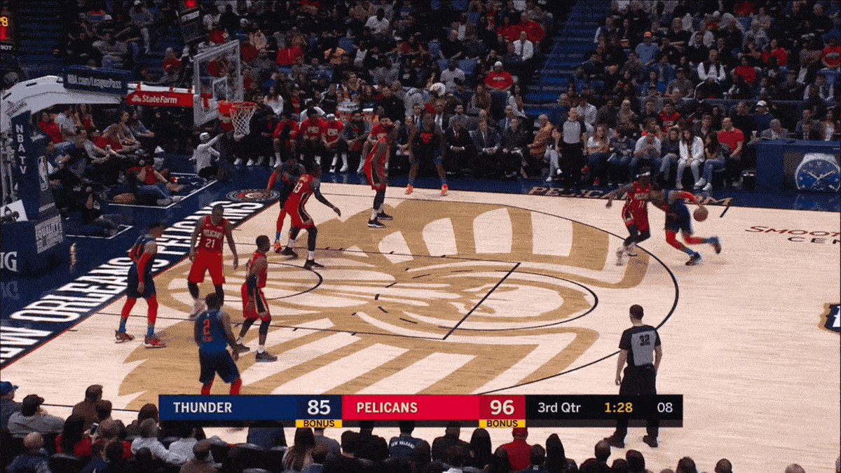 Jrue Holiday put a red-hot Paul George in the freezer: http://deadsp.in/5NzXpA1