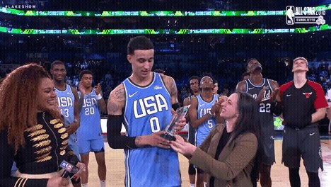 Show off that hardware, @kylekuzma!!