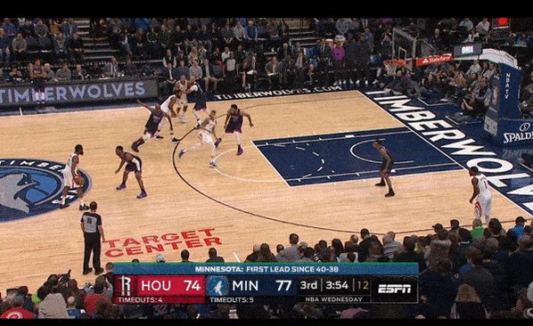 I was wrong, this is as good as it gets. @CallMe_NonStop 🔥🔥🔥#Rockets #Twolves #HowlightReel @TheHowlRadio #TheHowl #NBA @NBNDashRadio #NothinButNet #AllEyesNorth