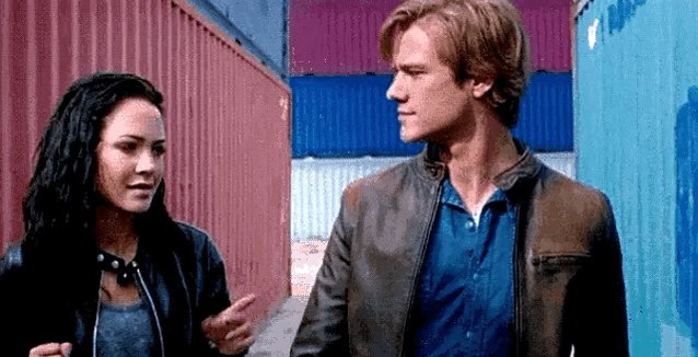 Badass duo, casually walking, chatting and ready to kick ass #MacRiley #MacGyver