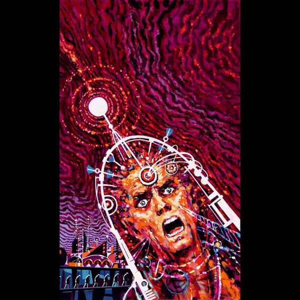My animation for Ed Emshwiller's painting: CURRENTS OF SPACE, 1963 #greggifs