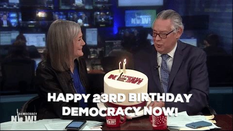 All donations to Democracy Now! today (on our birthday) will be matched 2:1, meaning they'll have three times the impact. When you give $10, it becomes $30 for the independent news hour you count on! Donate here: https://www.democracynow.org/donate/sp-20190219-twt …