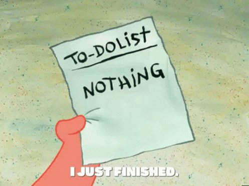 Vacation To Do List GIF