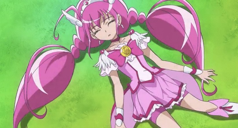 アラン こんな近くで キュアハッピーの変身解除が徐々に進んでいくの良い T Co Jjezbzoxrg Twitter