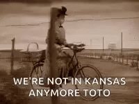 Were Not In Kansas Anymore To To Wizard Of Oz GIF