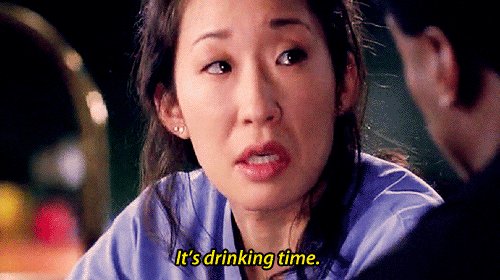 greys anatomy its drinking ...