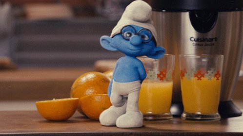 brainy smurf yes GIF by The...