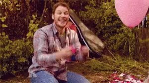 Chris Pratt Confetti GIF