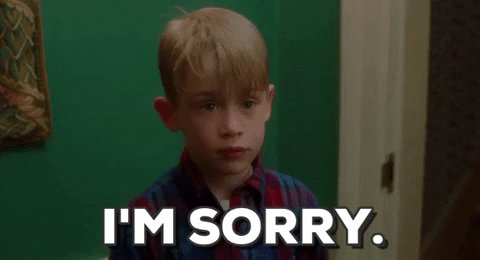 Sorry Home Alone GIF by fil...