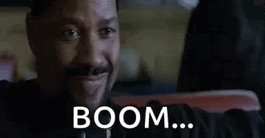 Denzel Washington Boom GIF