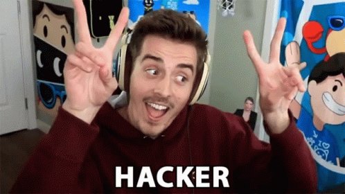 Hacker Air Quotes GIF