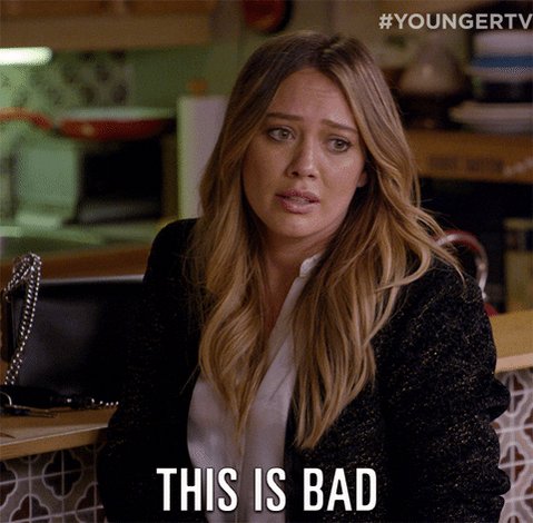 scared tv land GIF by YoungerTV