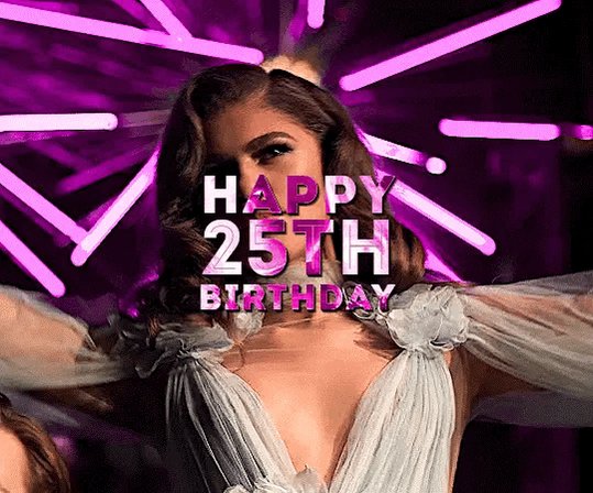 Happy 25th Birthday Zendaya! 