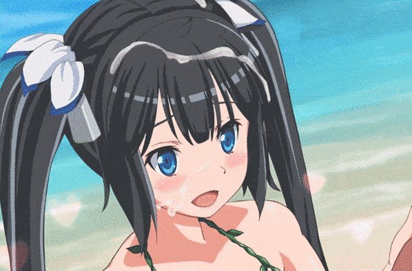 Sankaku Complex Danmachi S Leaf Bikini Hestia Thoroughly Ravaged On The Beach T Co Sycevdcfyo Danmachi Anime Hentai