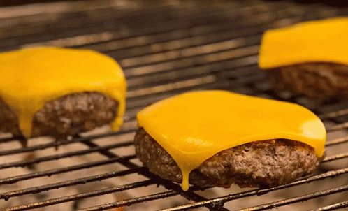 Cheeseburger Melting GIF