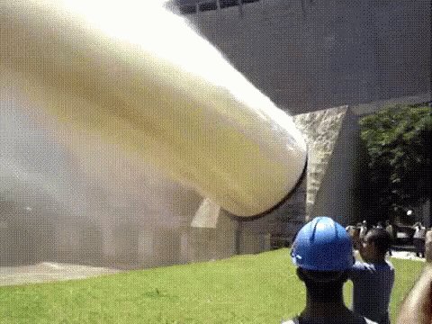 Gif of a huge spout under a...