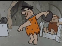 Fred Flintstones Bowling GIF