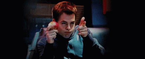 Kirk Going Pewpew - Star Trek GIF