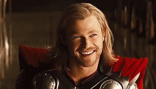 Smile Thor GIF